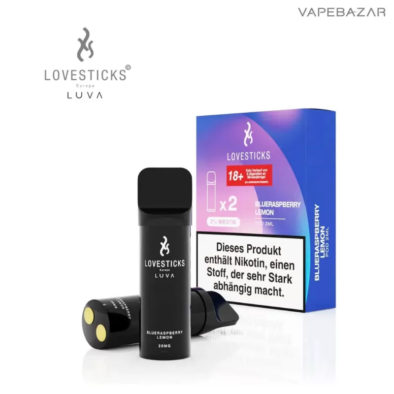 Lovesticks – LUVA Pods – Blueraspberry Lemon – 2er Pack