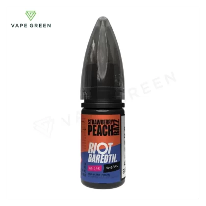 Strawberry Peach Razz Nic Salt E-Liquid by Riot BAR EDTN No Ice