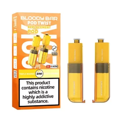 Bloody Bar Pod Twist 20K Prefilled Pod Triple Mango / Peach Mango - Nicotine Strength#20mg