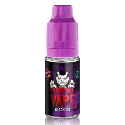 Black Ice By Vampire Vape 10ml - Nicotine Strength#12mg>18mg>3mg>6mg