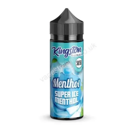 Super Ice Menthol E-Liquid Shortfill by Kingston 50/50 - Vapestreams Co