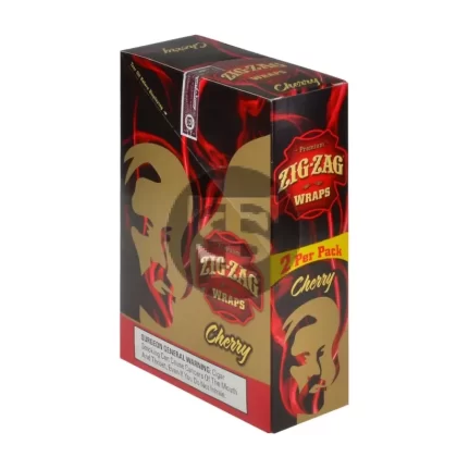 Zig Zag Wraps Premium Cherry 25 Packs of 2 - Ejuicewarehouse