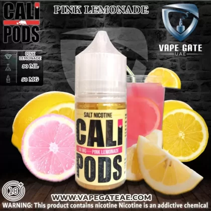 PINK LEMONADE 30ml Saltnic by CALI PODS - 30 mg / 30 ml