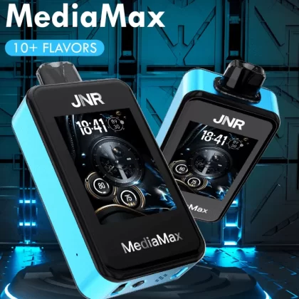 JNR Media Max 40000 – 40K Puffs 1000mAh HD display Disposable Vape - 40000 puffs; Vape Product, Vape Product; Blue Razz Ice, Blueberry Watermelon