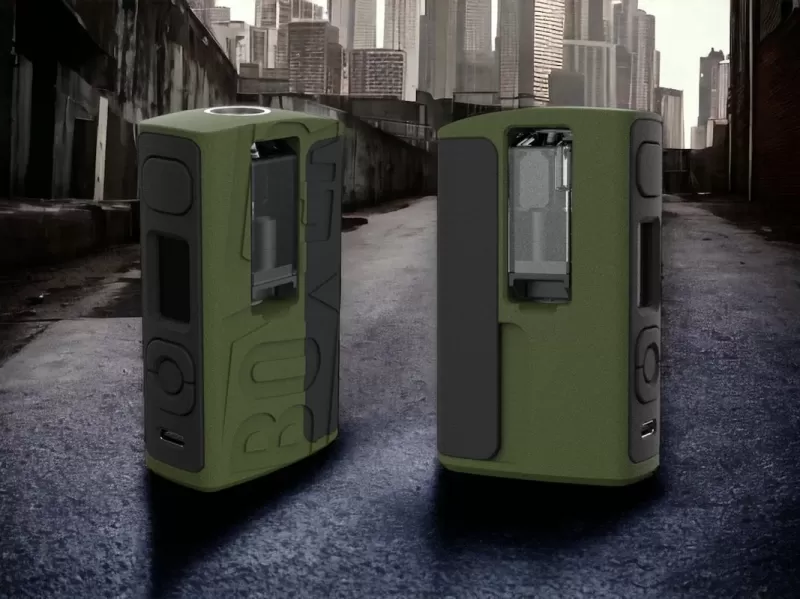 Boxer Classic DNA100C Boro Box Single 2X700 Mod - Color#Black>Green>Olive Green>Platinum>Blue>Orange>Purple>Red (5A3F1E)