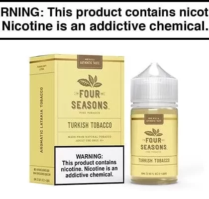 TURKISH TOBACCO BY FOUR SEASONS 30ML/60ML - Vapejuice