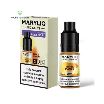 Triple Mango Nic Salt E-Liquid by Lost Mary Maryliq - Eliquidsupply