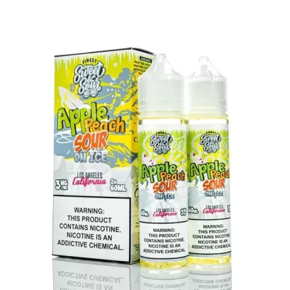 The Finest E-Liquid - Sweet & Sour - Apple Peach Sour On Ice - 120ml (DISCONTINUED) - 3mg