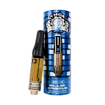 Twenty One THC-A Blue Dream Cartridge – 2000mg - Option#Cartidge + E420 Battery (35% off)>Single Cart
