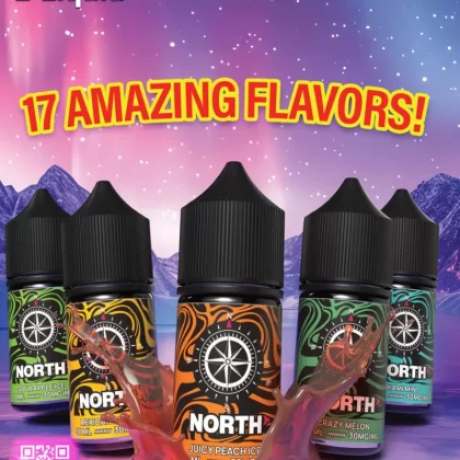 North SALT E-Liquid 30ml - Sour Apple Ice / 50mg