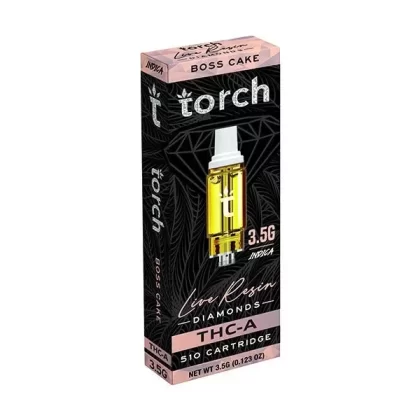 THC Vape Cartridge – Torch 3500mg Boss Cake Cart 80%THC