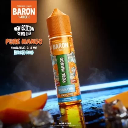 BARON MTL PURE MANGO MEDIUM COOL ELIQUID - Vape Product, Vape Product; Vape Product