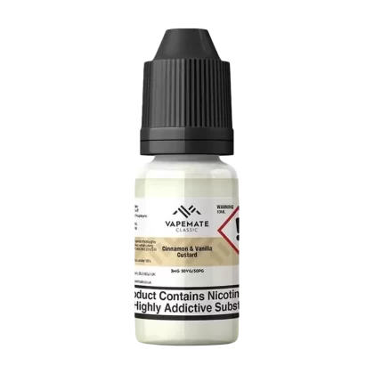 Vapemate Classic Cinnamon & Vanilla Custard 10ml - 12mg - Vape Product