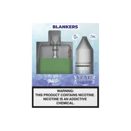 Blankers X Skwezed - Frozen Blue Razz, Frozen Honeydew; Vape Product, Vape Product (134E55)