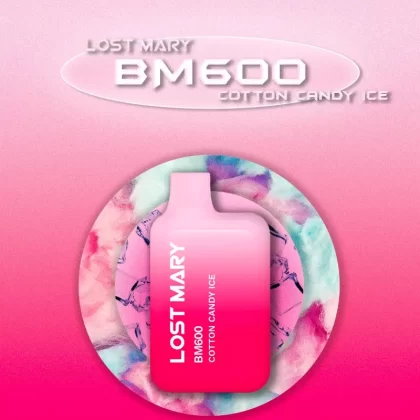 Elf Bar Lost Mary Vape Cotton Candy Ice 600 puffs 2% Nicotine