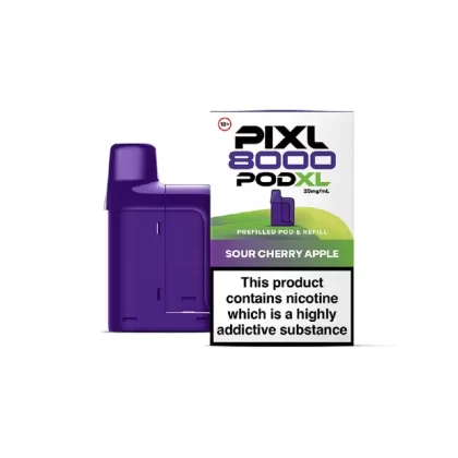 Pixl 8000 Sour Cherry Apple Refill Pods - Nicotine Strength#20mg