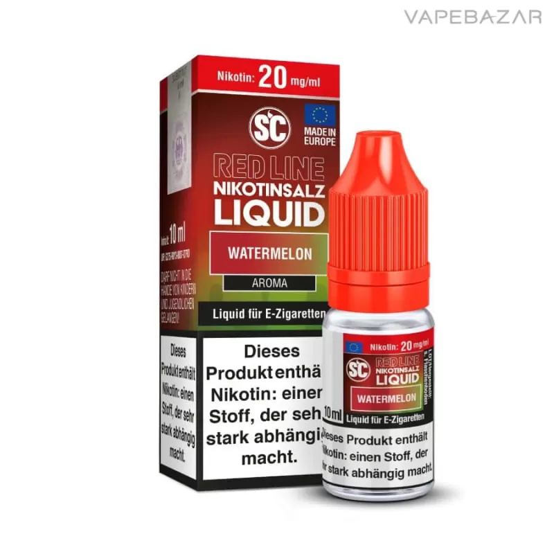 SC Red Line Nikotinsalz Liquid – Watermelon - Vapebazar