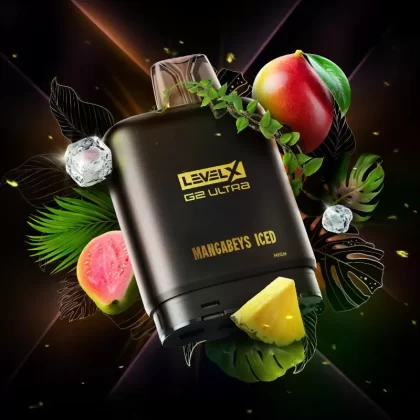 Level X G2 Ultra Flavour Beast X Twelve Monkey Pods – Mangabeys Iced, 50K Puffs