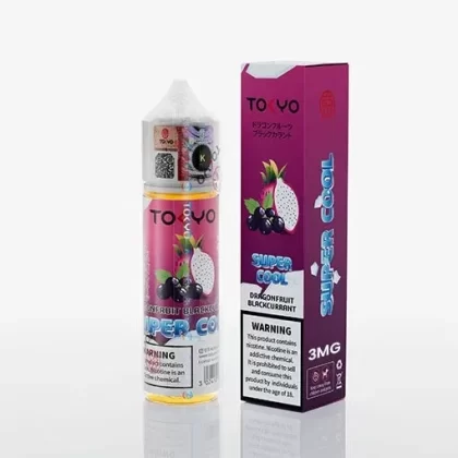 Tokyo Super Cool – Dragonfruit Blackcurrant 60ml (3/6mg) - Vape Product, Vape Product