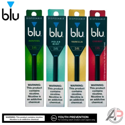 Blu Disposable Vape Device - Cherry Crush 2.4%, Classic Tobacco 2.4%
