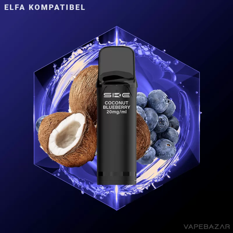 SKE Crystal 800 Pro Pods – Coconut Blueberry (2er Pack)