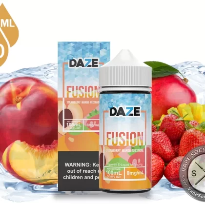 Strawberry Mango Nectarine Iced 7 Daze Fusion 100ml