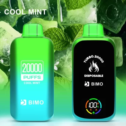 BIMO Turbo 20000 Puffs – Cool Mint - Vape Store