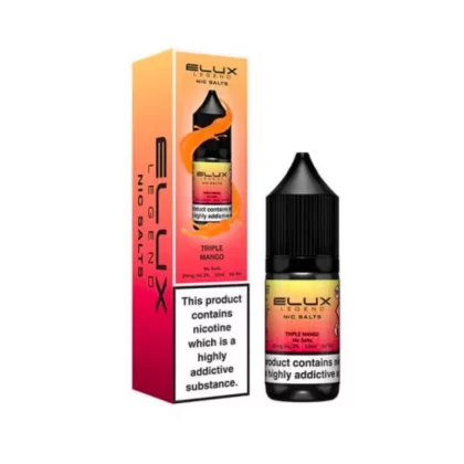 Elux Triple Mango Salt Nicotine – 10mg Salt E-Liquid - Vapourdays Co