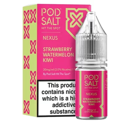 Strawberry Watermelon Kiwi Nexus Pod Salt Nic Salt E-liquid - 10mg