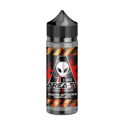 Area 51 Mars Attacks 100ml Shortfill E-Liquid - 1 x 18mg Nic Shot