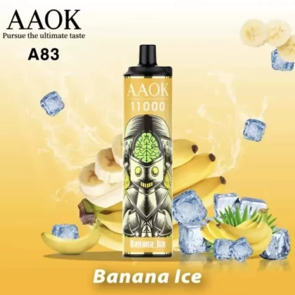 AAOK A83 Banana Ice (11000 Puffs)