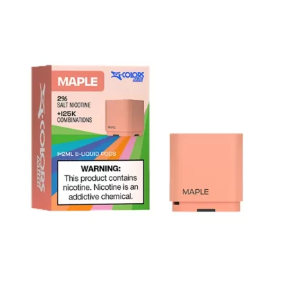 Zlabs Zcolors Mini Maple Pod - Nicotine Strength#Maple (4D0B8B)