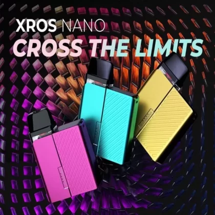 VAPORESSO XROS NANO KIT - COLOR#AQUA>ORANGE>LEMON>ANCIENT SILVER>BRONZE GOLD>SILVER>SPACE GREY>BLACK>PINK