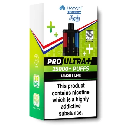 Lemon & Lime Pro Ultra+ Refill Pods by Hayati - Ecigarettedirect Co