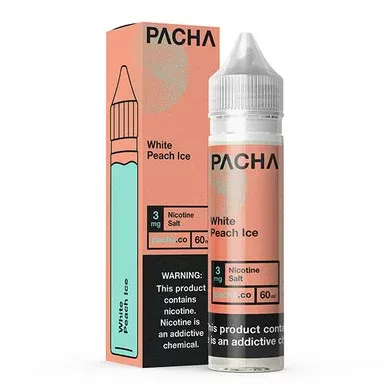 White Peach Ice by TFN Pachamama Series 60mL - Nicotine Level#0mg>3mg>6mg