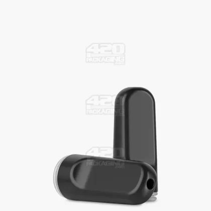 AVD | Flat Vape Mouthpiece for Glass Cartridges | Black Ceramic – Screw On – 600 Count