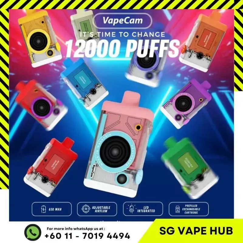 VAPECAM 12,000 Puffs - Cartridge / Solera Ice Cream - Image 3