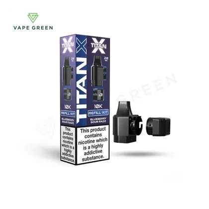 Blueberry Sour Razz Prefilled Pod Refill Kit by Titan X