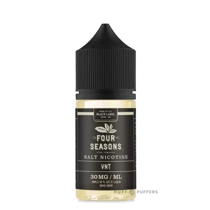 Four Seasons Black Label Salt – VNT 30mL - Vape Product, Vape Product