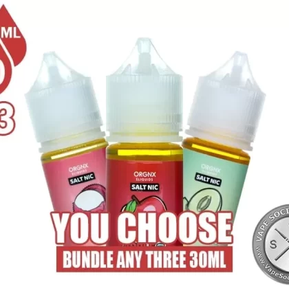 ORGNX Salt Nic Bundle 3x30ml (90ml)