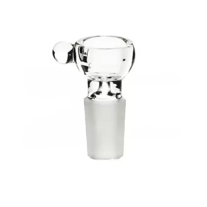 Bowl | Deep Dish Thick Bowl Marble | 19mm – Clear – 24 Count - Vape Store