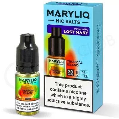 Tropical Island Nic Salt E-Liquid by Lost Mary Maryliq - Ecigpremium