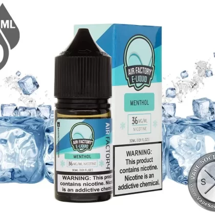 Menthol By Air Factory Salts 30ml - Vape Product
