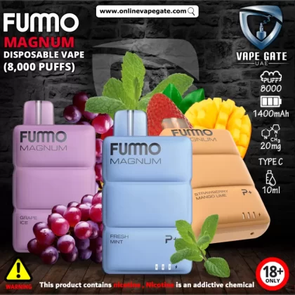 Fummo Magnum Disposable Vape (8,000 Puffs) - 20 mg / Blue Raspberry Lemon