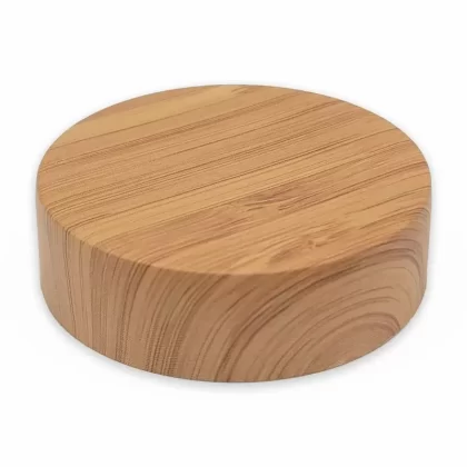 eBottles Faux Wood Child-Resistant Smooth-Sided Cap | 53 mm - Choose Color#Bamboo~Choose Price Tier#Single Unit (Less Than Box Qty)>Box of 1200 (Bulk Discount Pricing)