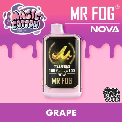 MR FOG NOVA 36K Disposable Vape – Magic Cotton Grape