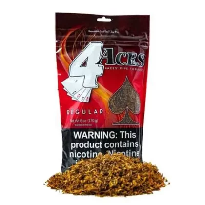 4 Aces Regular (Red) Pipe Tobacco - Product#Regular~Packaging#6oz Bag>16oz Bag (E281EC)