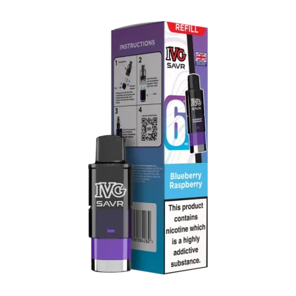 Blueberry Raspberry IVG SAVR Refill Pack - Ecigwizard