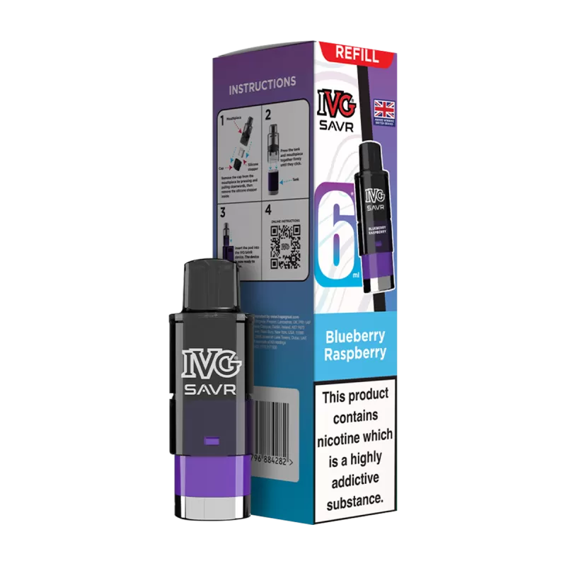 Blueberry Raspberry IVG SAVR Refill Pack - Ecigwizard