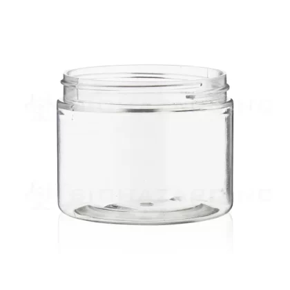 Plastic Jar | Straight Sided Plastic Jars – Clear | 70mm – 6oz – 400 Count